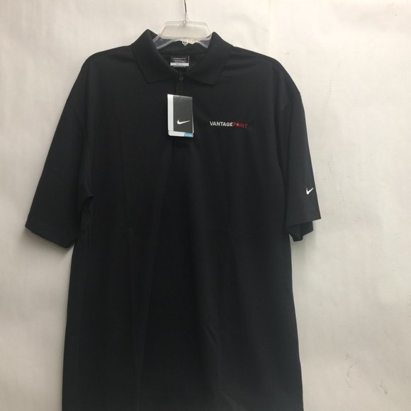 Nike Golf Dri-Fit Polo Black Large - Picture 2 of 9